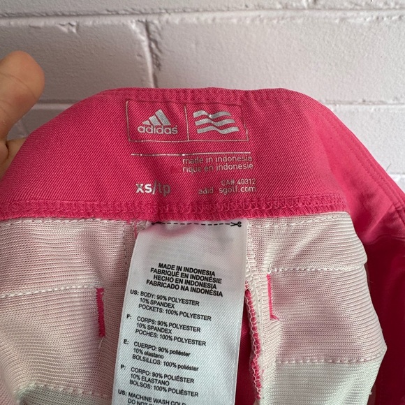 Pink Adidas Golf Ankle Pants - Picture 4 of 4